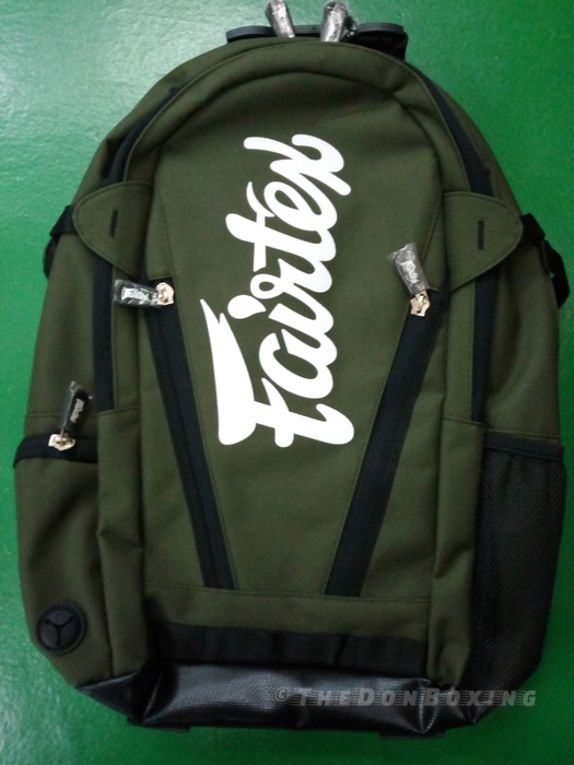Fairtex gym bag with laptop sleeveGreen