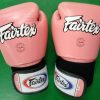 Fairtex Muay thai boxing Gloves colors: Pink and White) BGV1