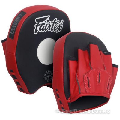 FMV14 FOCUS MITTS – SHORT –(black, red and white)