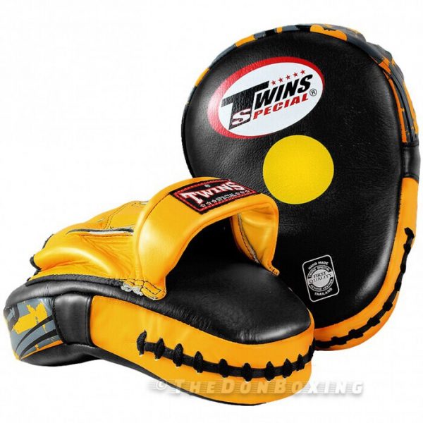 PML-10 Twins Focus Mitts Curved - black and yellow