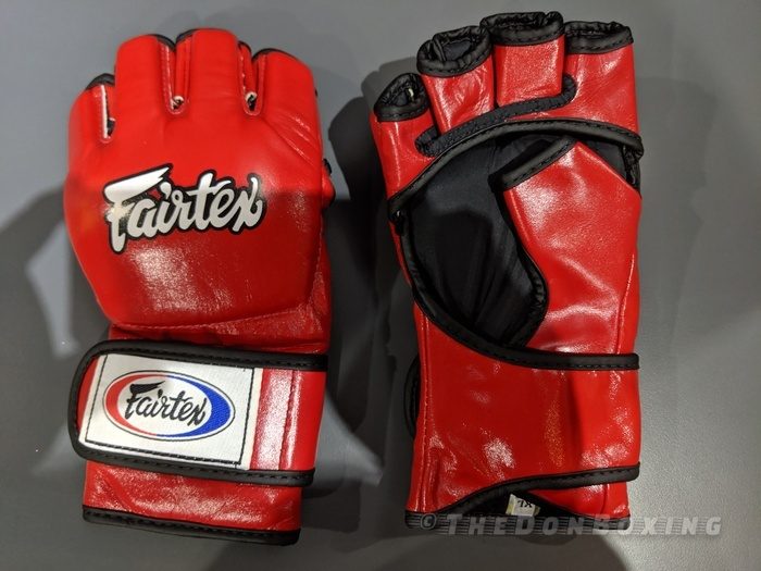 Fairtex stylish Grappling gloves for fighters (Red) FGV13 (3)