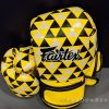Fairtex boxing gloves Prism art 1964collection(yellow,silver & black) BGV14B