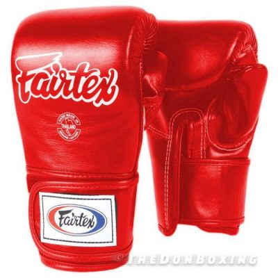 TGT7 Red Fairtex heavy Bag Gloves